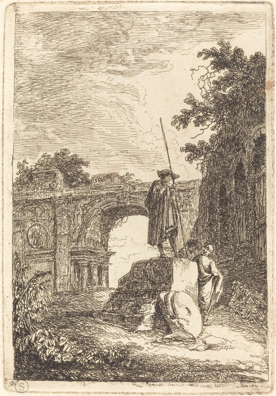 Vítězný oblouk od Hubert Robert