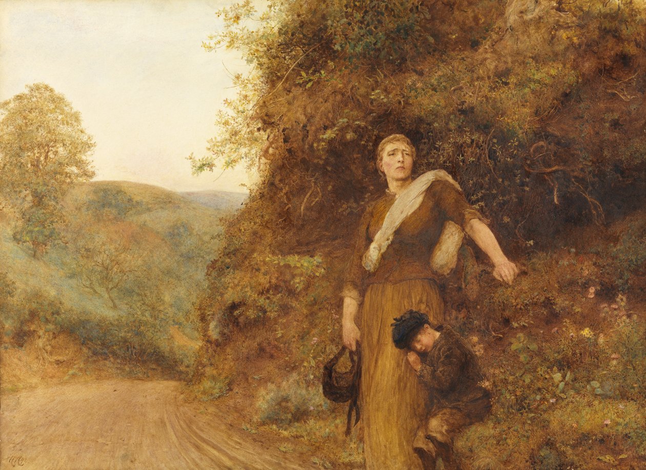 Hagar, 1892 od Hubert von Herkomer