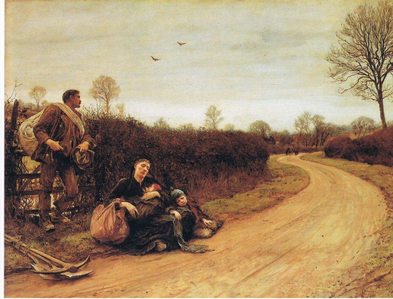 Těžké časy od Hubert von Herkomer