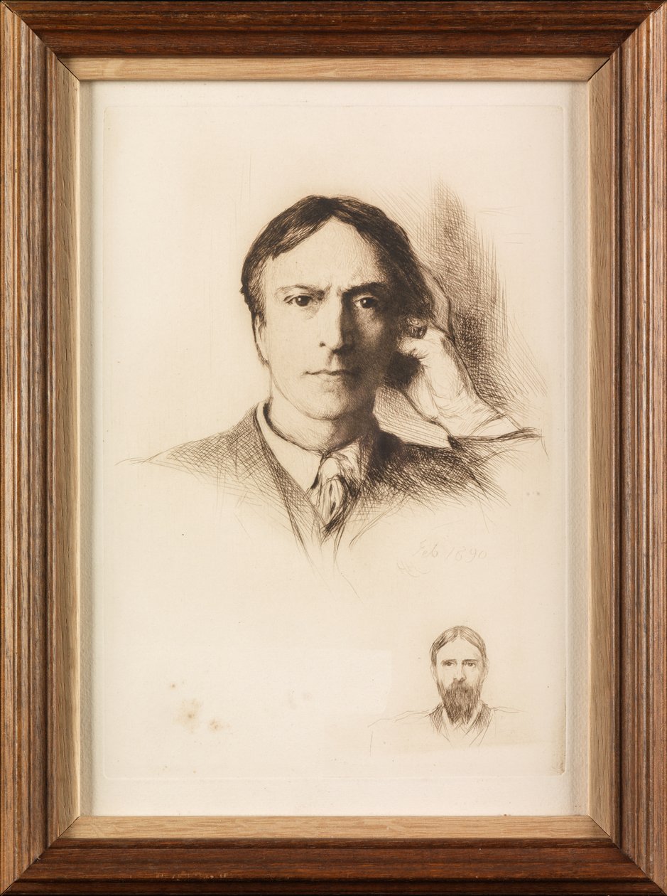 Autoportréty (lept) od Hubert von Herkomer