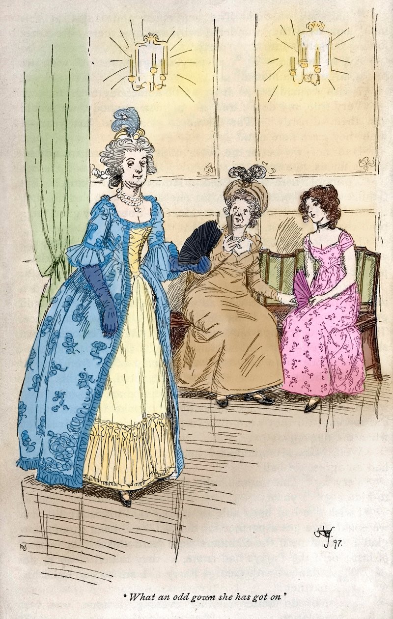 Jane Austen Northanger Abbey od Hugh Thomson