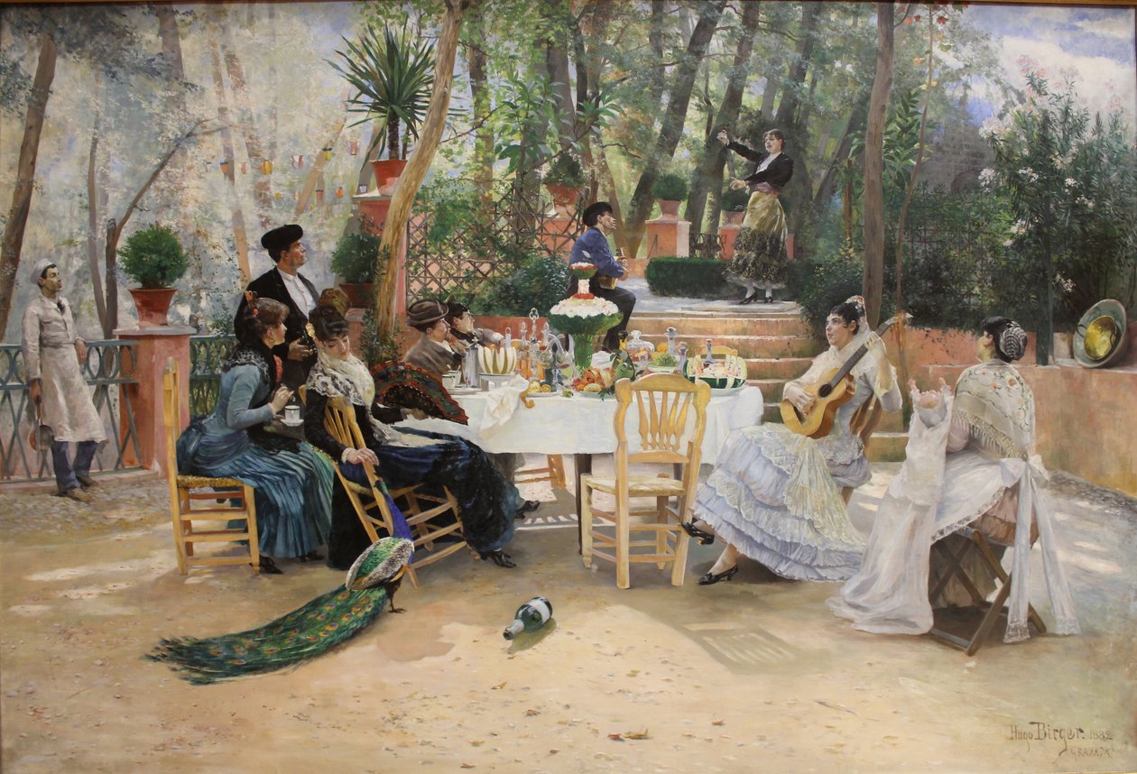 Oběd během La Feria v Granadě od Hugo Birger