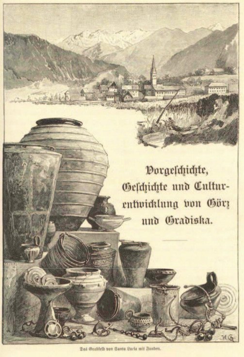 Hrobka ze Sv. Lucy s nálezem od Hugo Charlemont