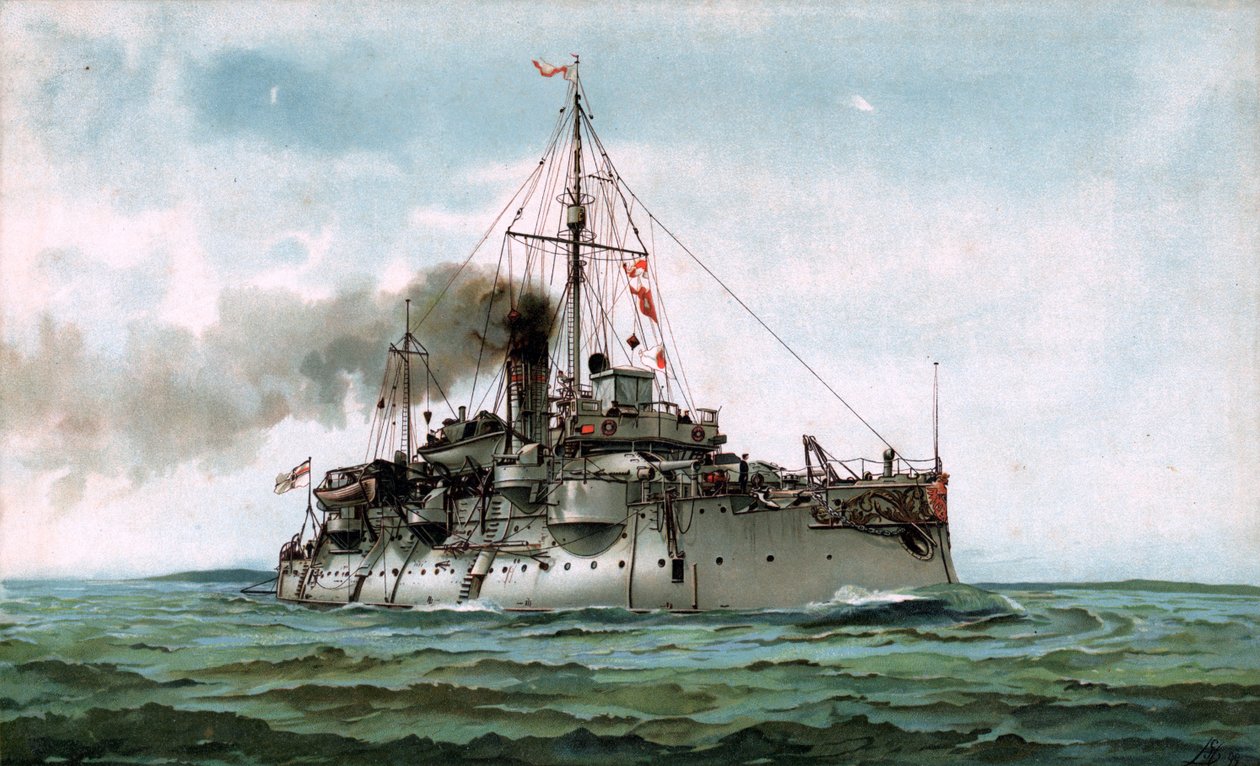 S.M. Pobřežní obrněná loď Frithjof od Hugo Graf