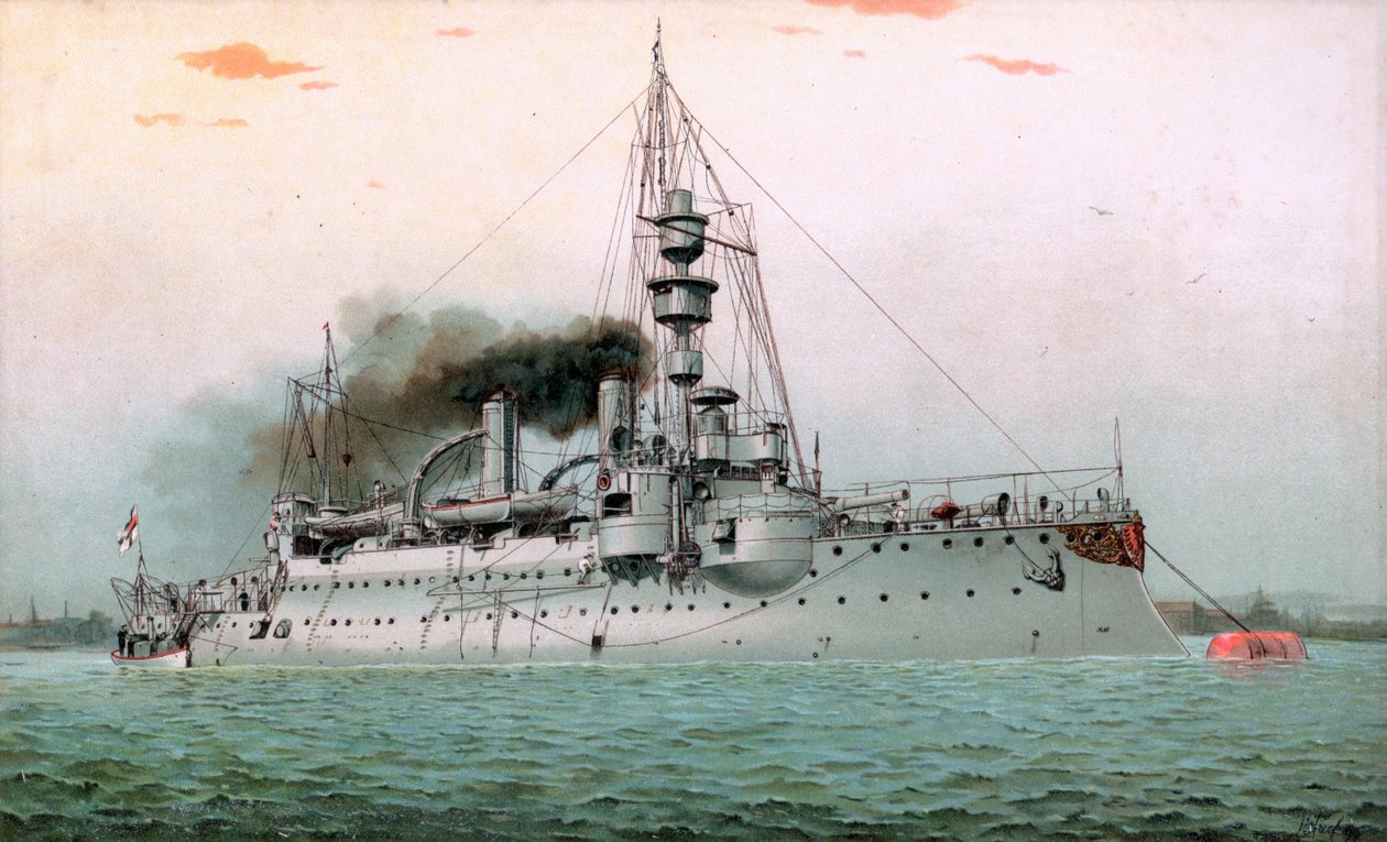 S.M. Pobřežní obrněná loď Aegir od Hugo Graf