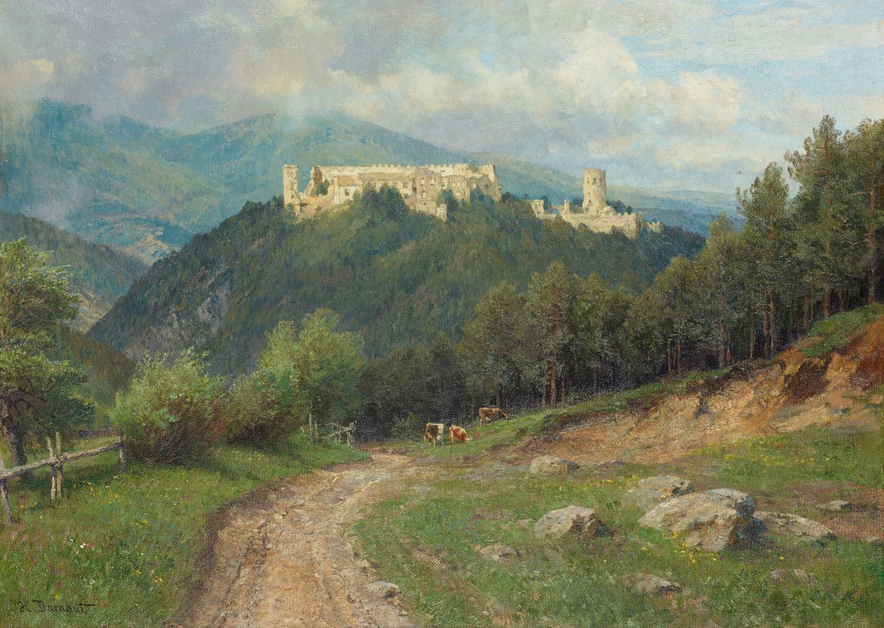 Zřícenina Starhemberg im Piestingtal od Hugo Darnaut