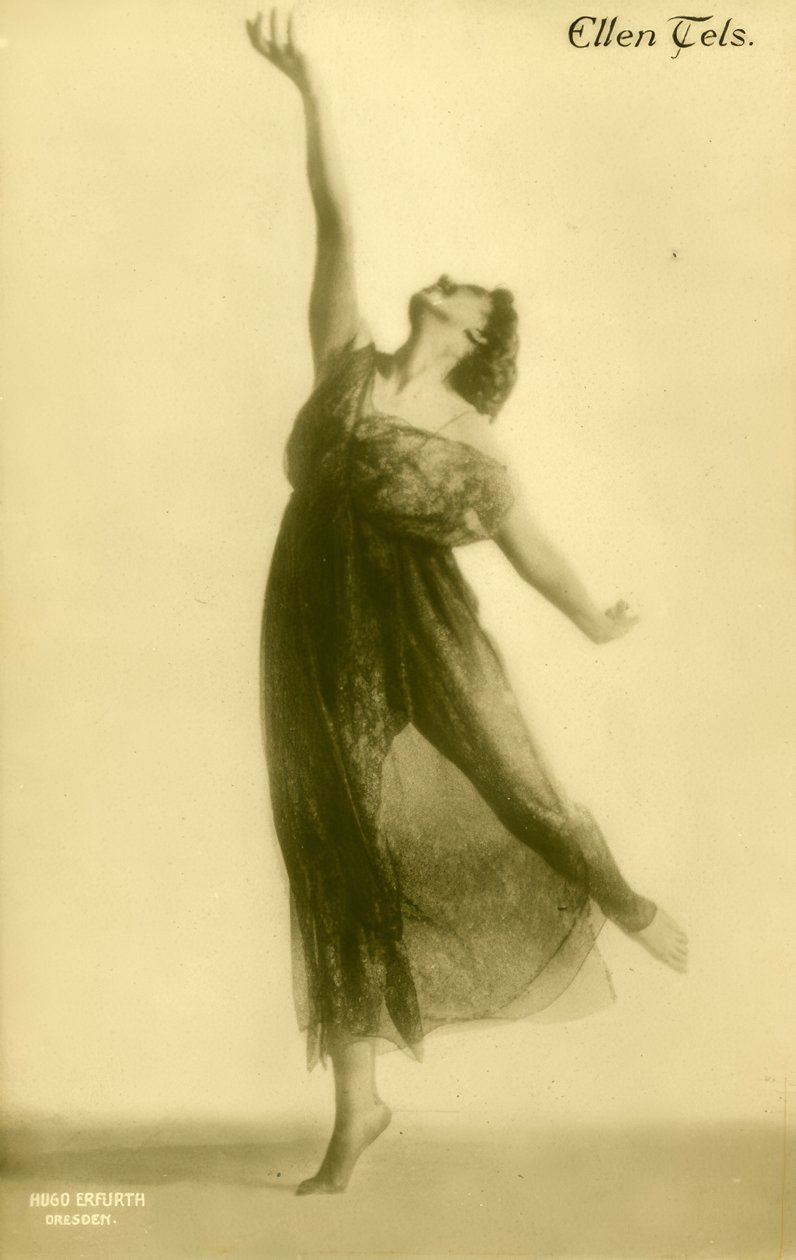 Ellen Tels / Fotopostkarte od Hugo Erfurth