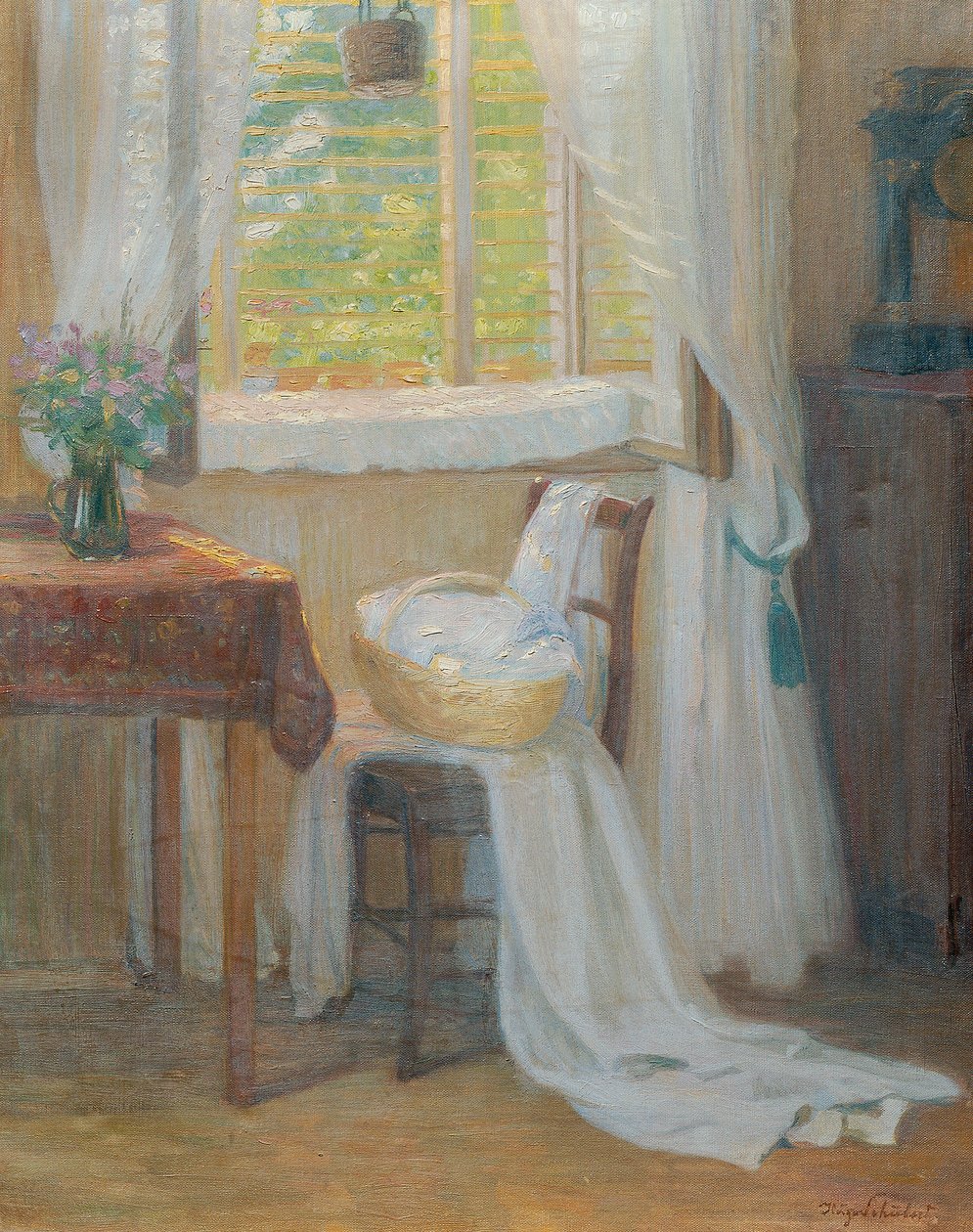 Interiér s oknem od Hugo Schubert