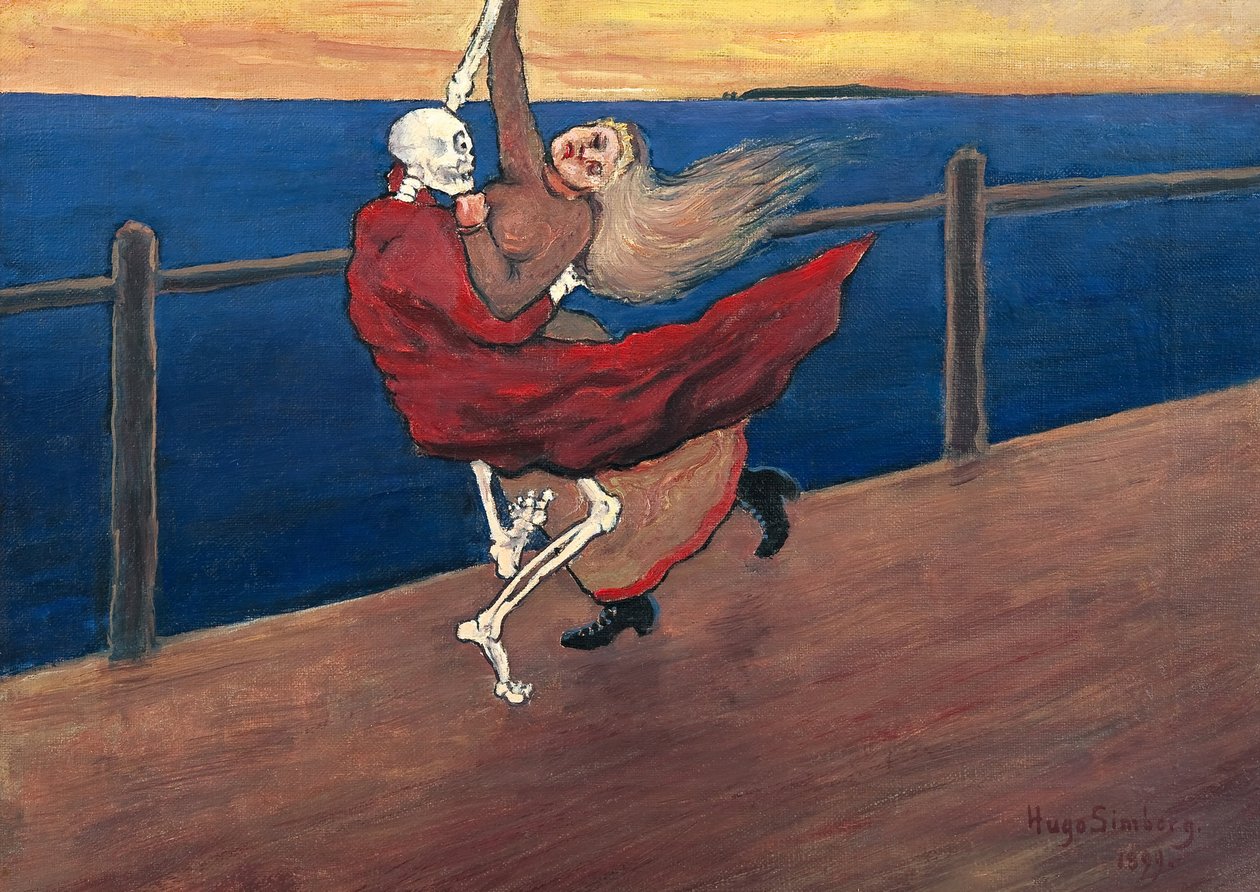 Tanec smrti Simberg, Hugo (1873-1917) od Hugo Simberg