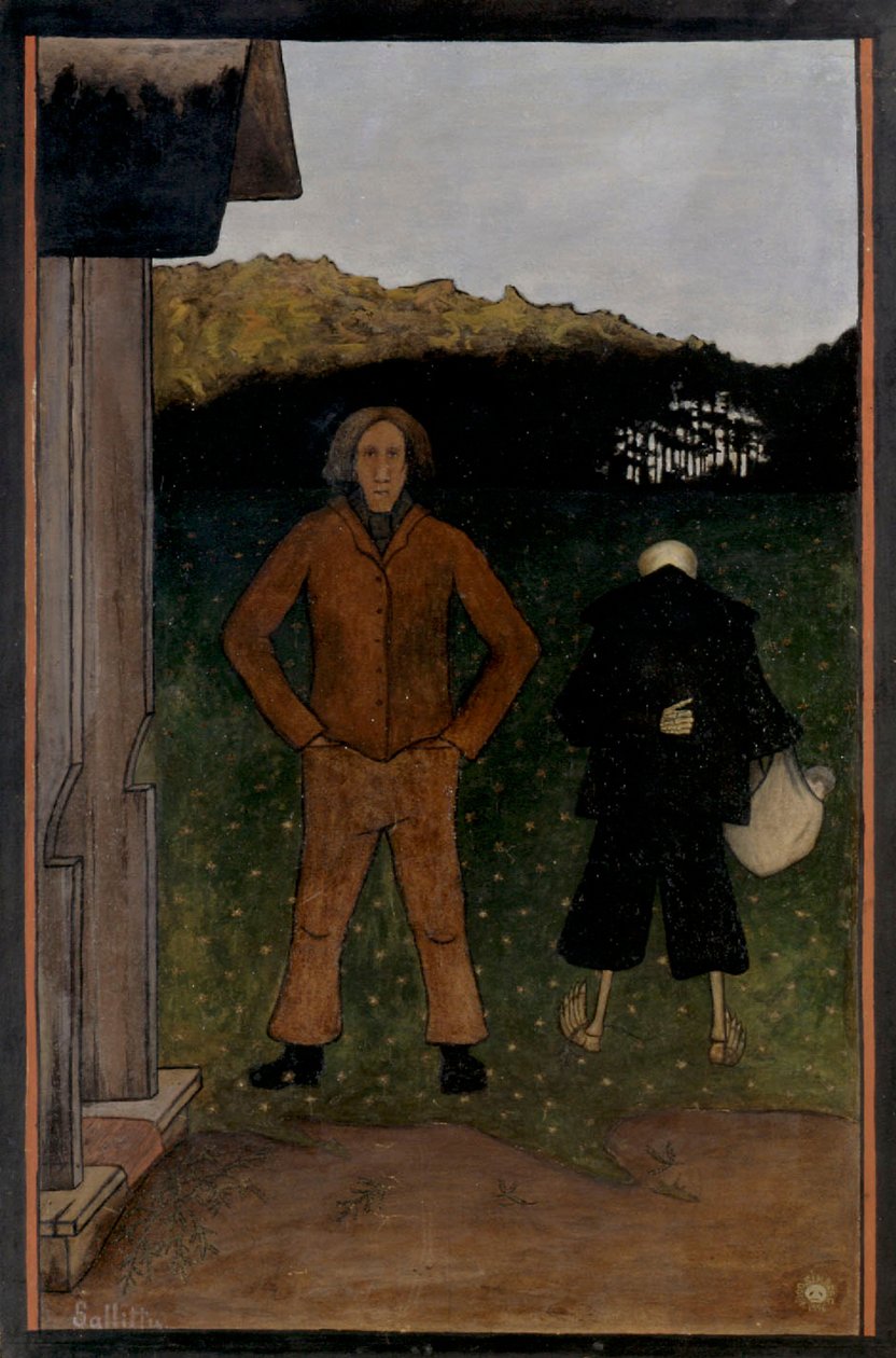 Smrt a rolník, 1896. od Hugo Simberg