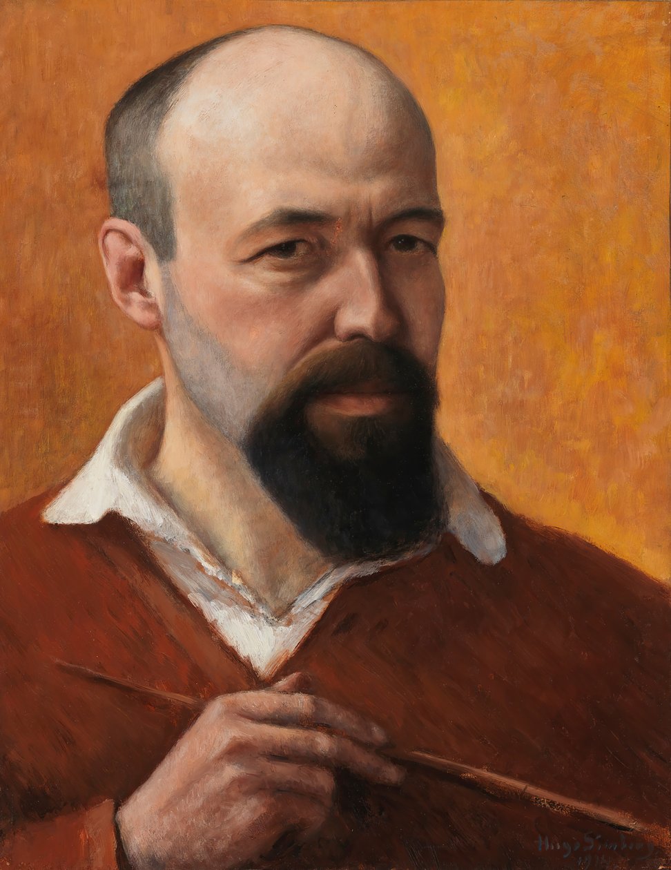 Autoportrét, 1914. od Hugo Simberg
