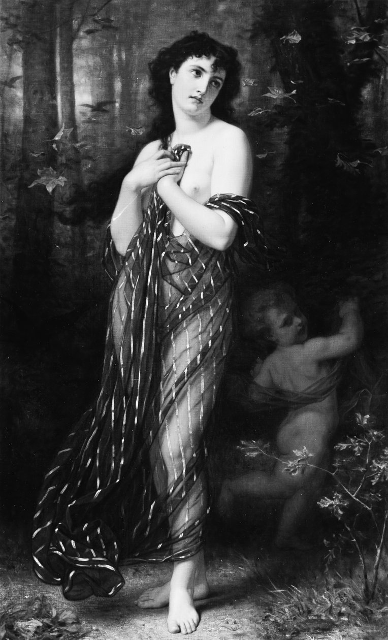 Padající listí, Alegorie podzimu, 1872. od Hugues Merle