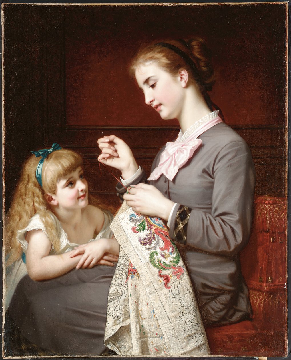 Lekce vyšívání od Hugues Merle