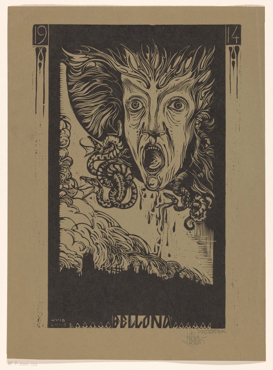 Bellona (název na objektu) od Huib Luns (signed by artist)
