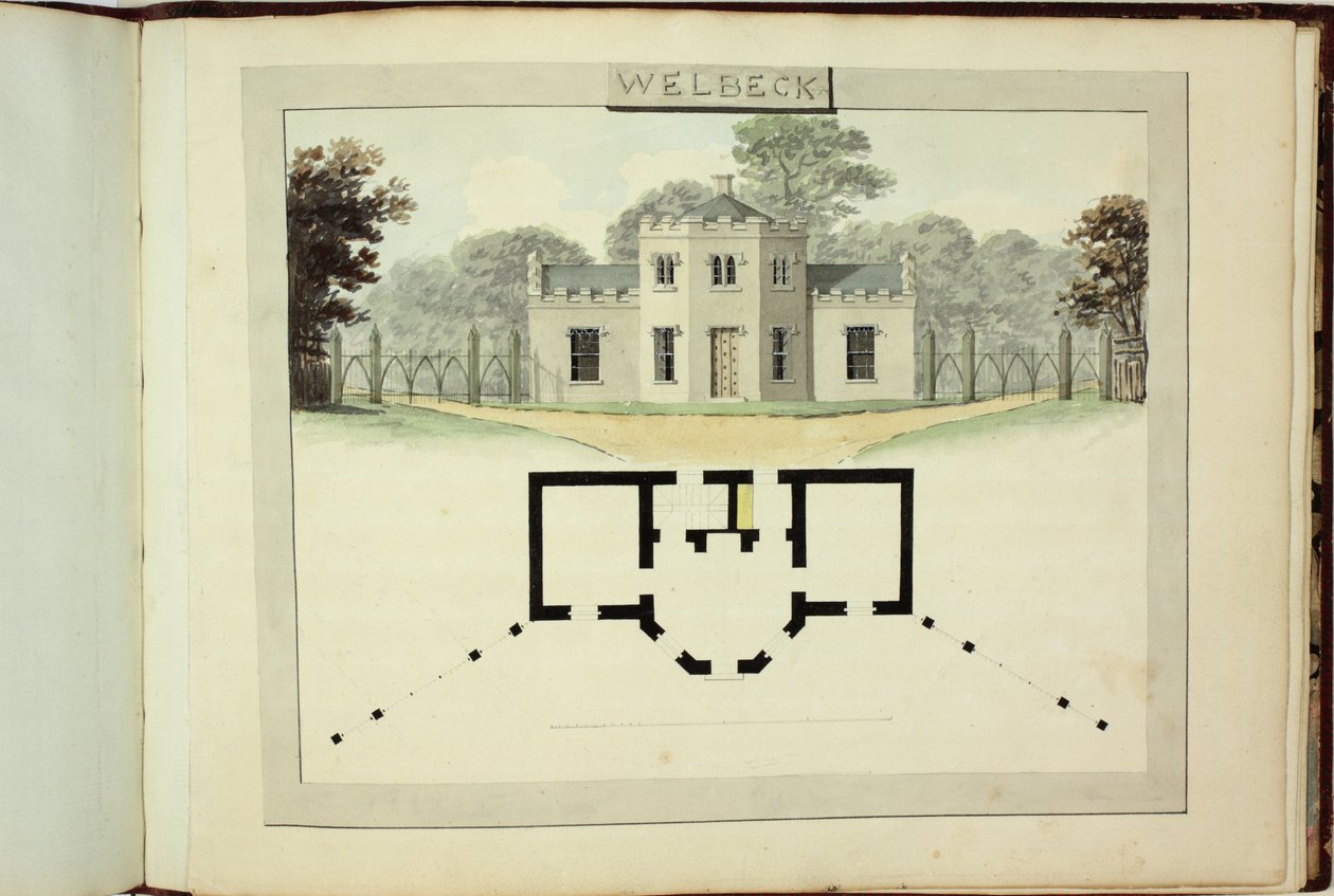 Červená kniha: Welbeck od Humphry Repton