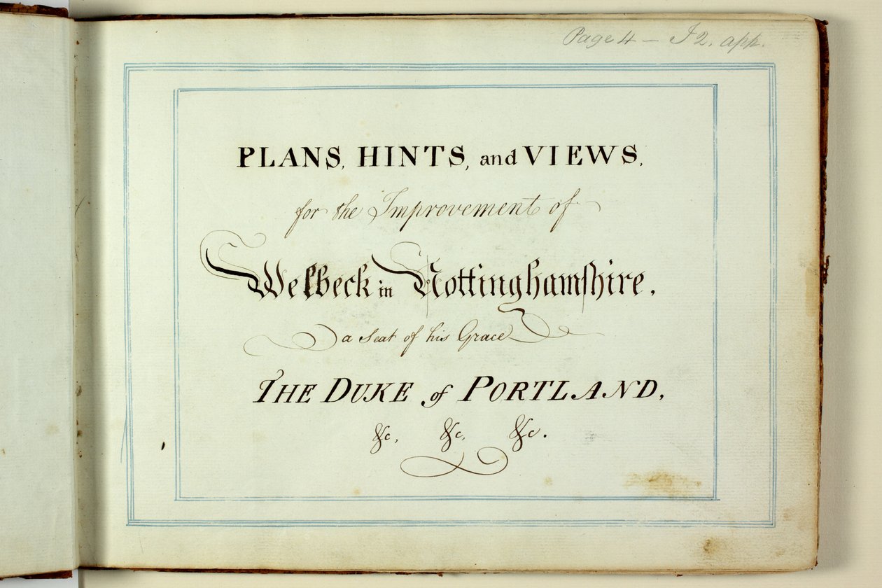 Červená kniha: Welbeck od Humphry Repton