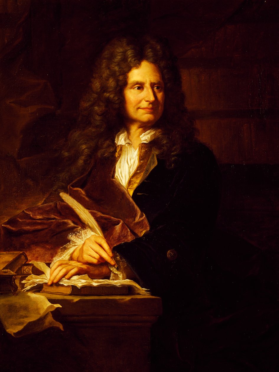 Portrét Nicolase Boileau-Despreaux (Paříž od Hyacinthe Francois Rigaud