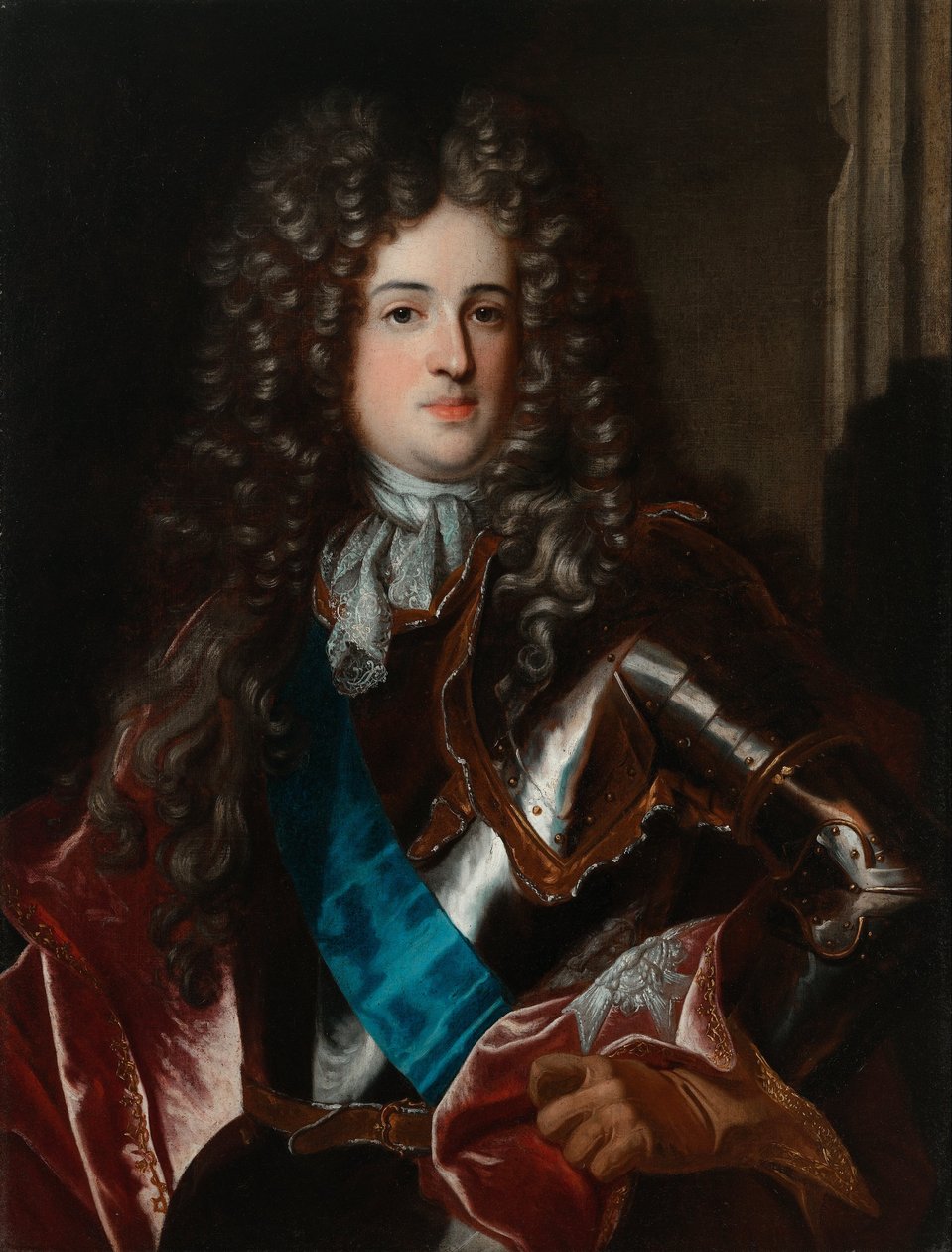 Portrét Aleksander Benedykt Sobieski od Hyacinthe Francois Rigaud
