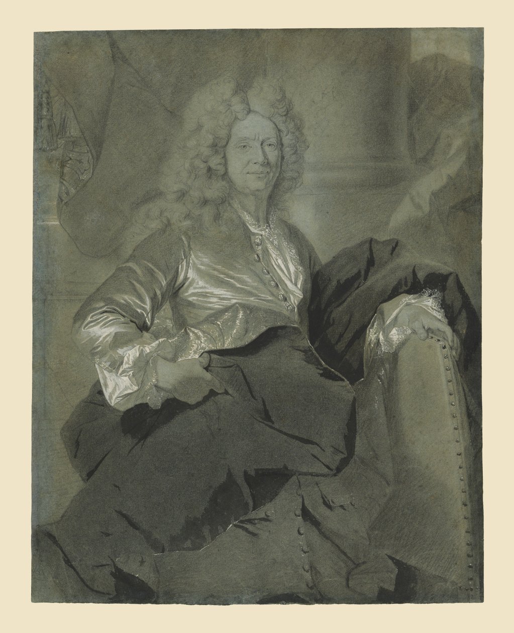 Portrét muže od Hyacinthe Rigaud