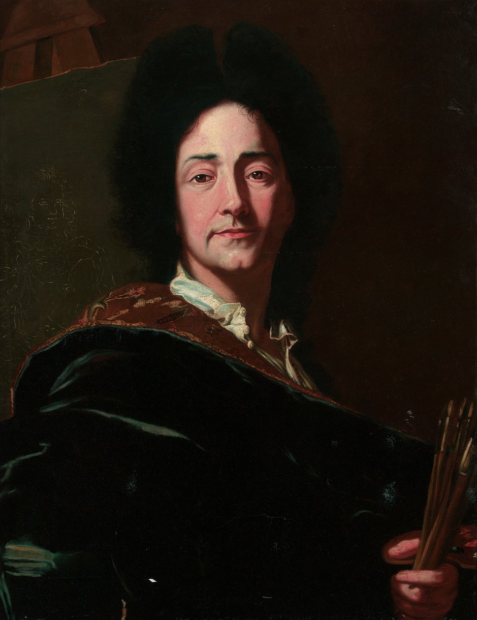 Portrét umělce od Hyacinthe Francois Rigaud