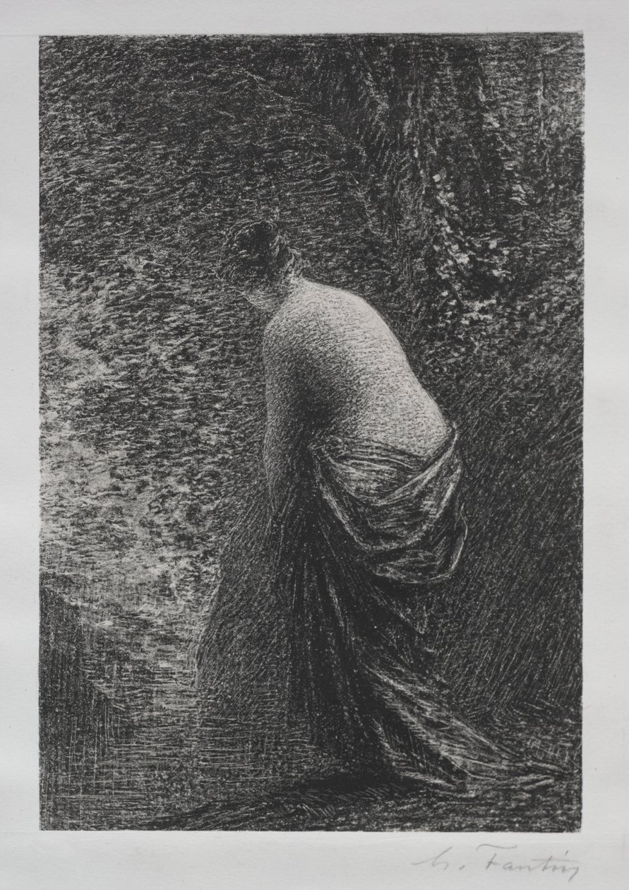 Bather Standing, 1879. od Ignace Henri Jean Fantin Latour
