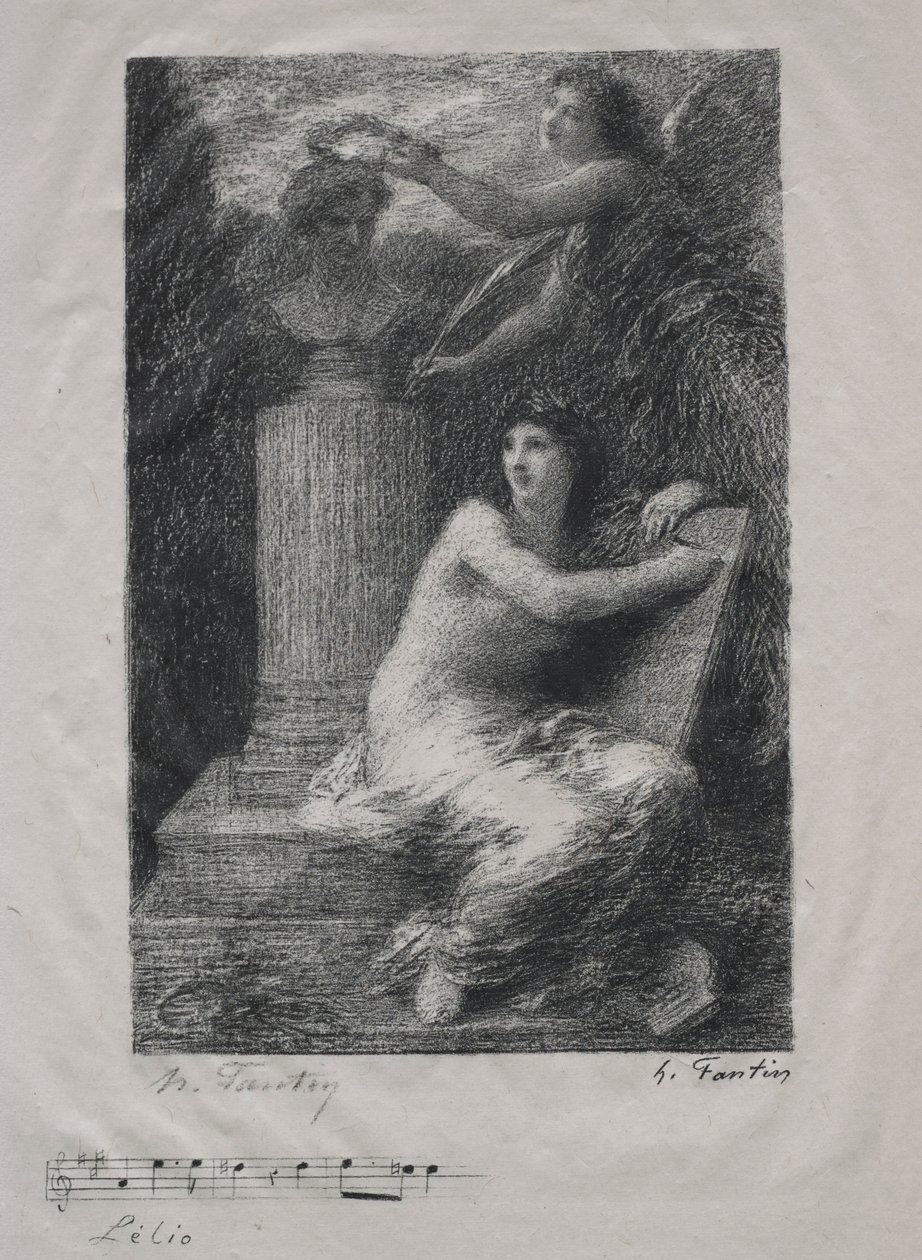 K Berliozovi. od Ignace Henri Jean Fantin Latour