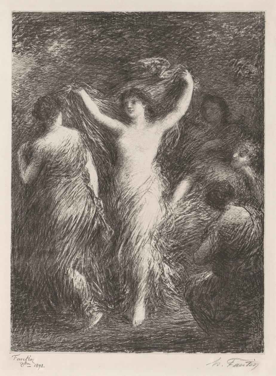 Tanec, 1898. od Ignace Henri Jean Fantin Latour