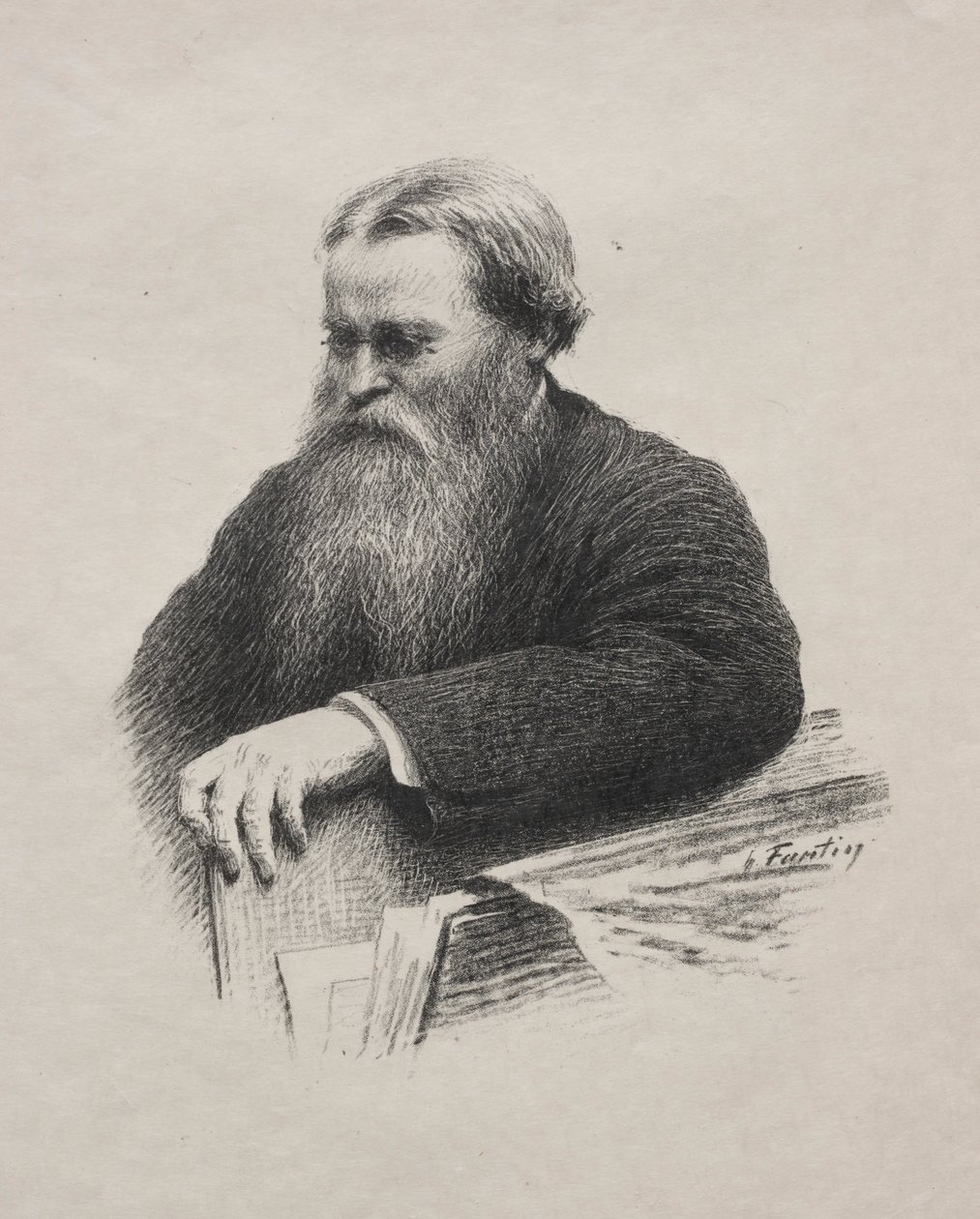 Edwin Edwards, 1892. od Ignace Henri Jean Fantin Latour