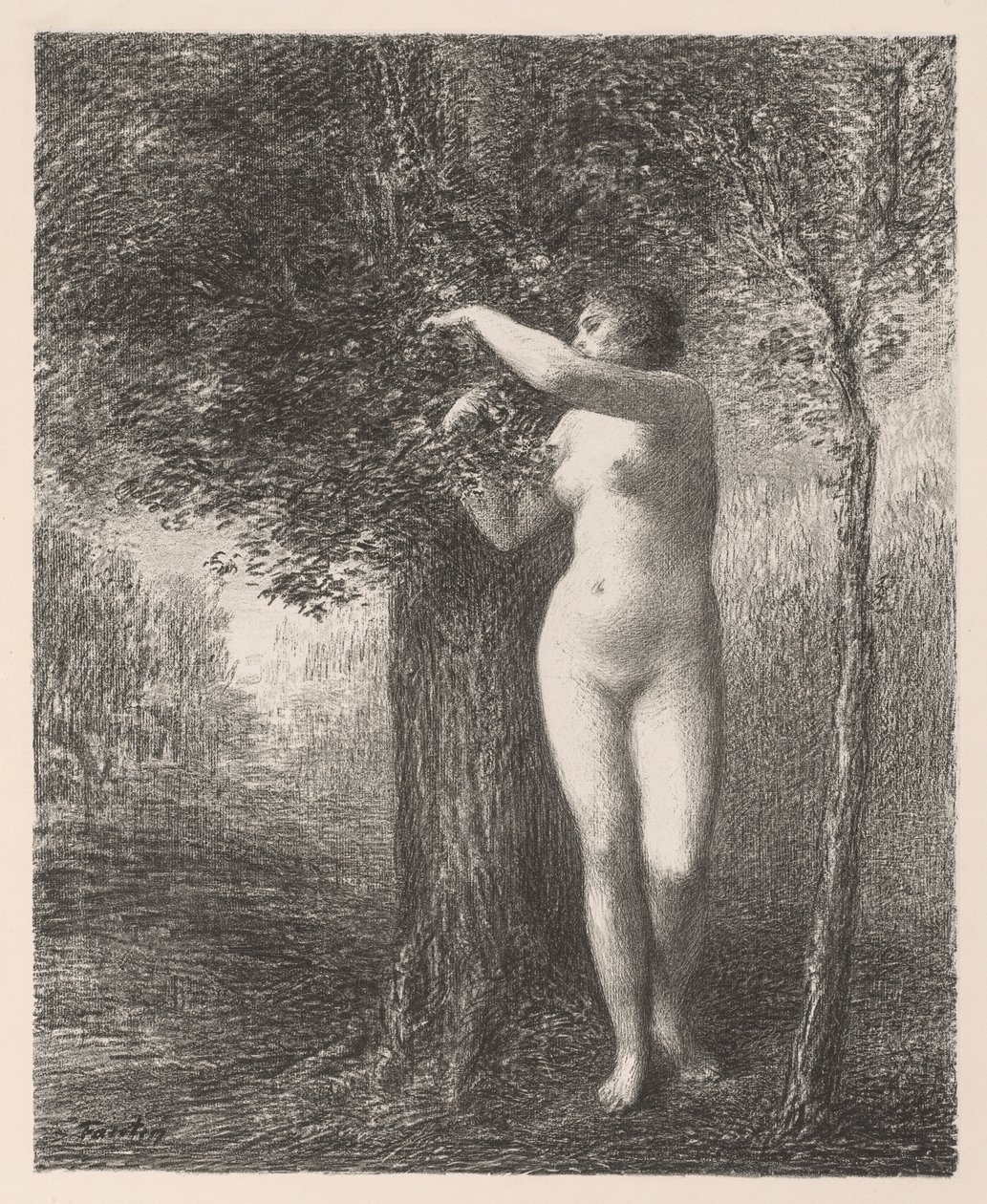 Eva, 1896. od Ignace Henri Jean Fantin Latour