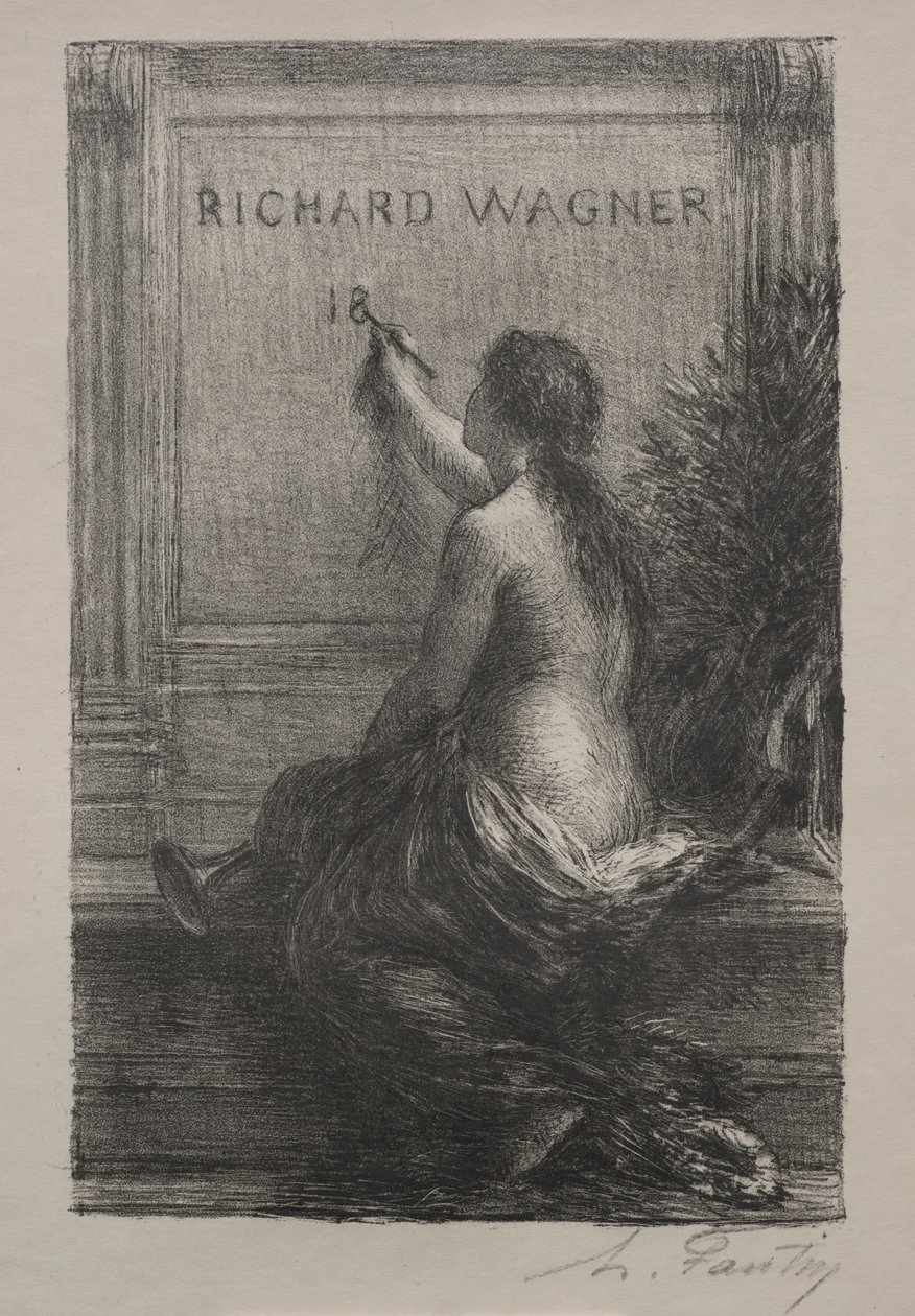 Nesmrtelnost, 1886. od Ignace Henri Jean Fantin Latour