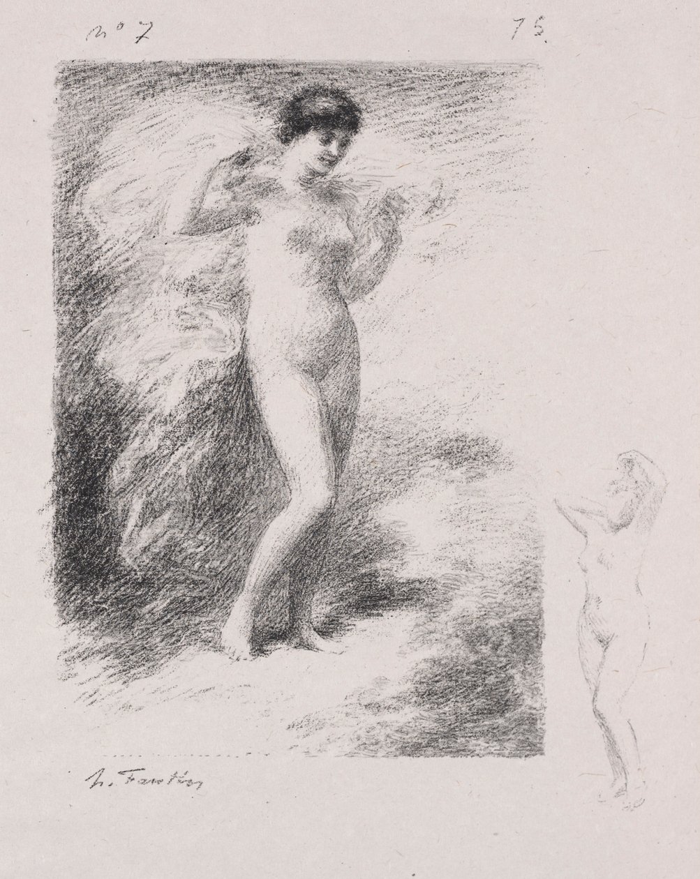 Néère. od Ignace Henri Jean Fantin Latour