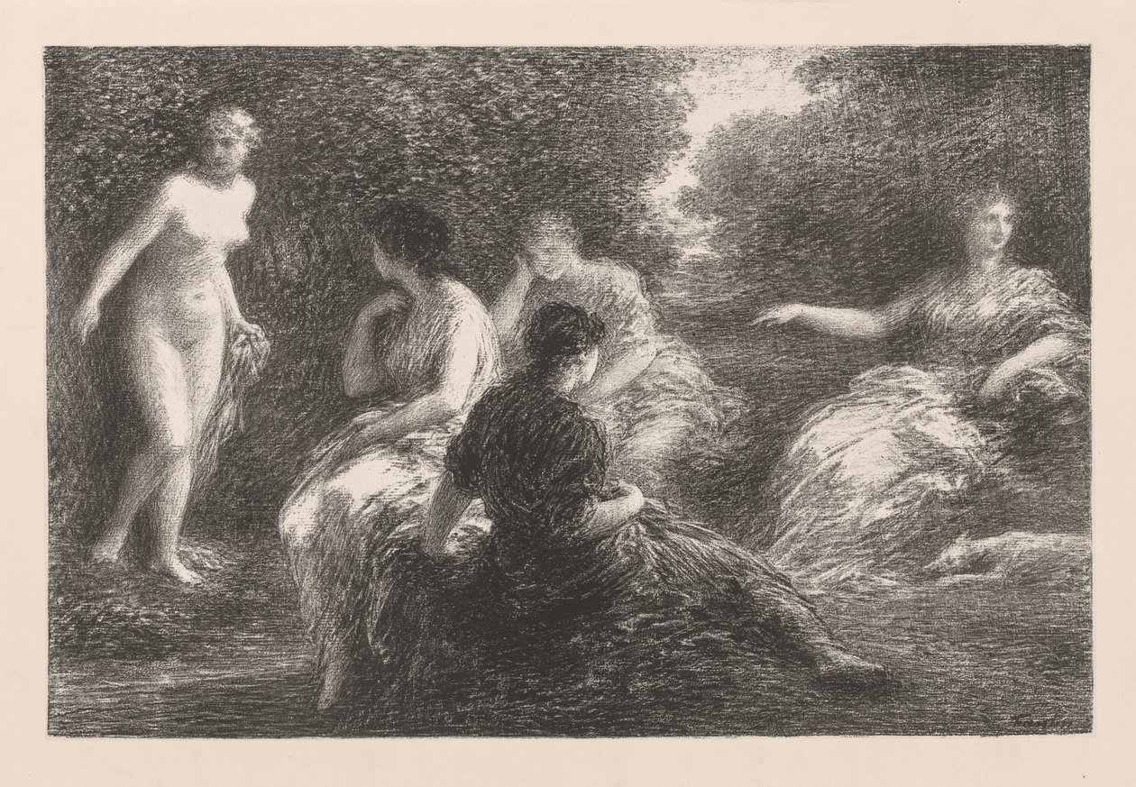 The Bathers, 1896. od Ignace Henri Jean Fantin Latour