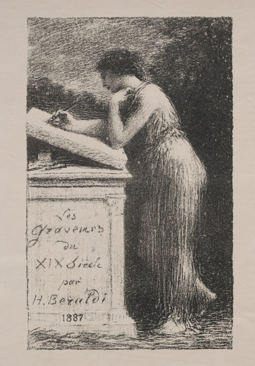 Litografie, 1887. od Ignace Henri Jean Fantin Latour