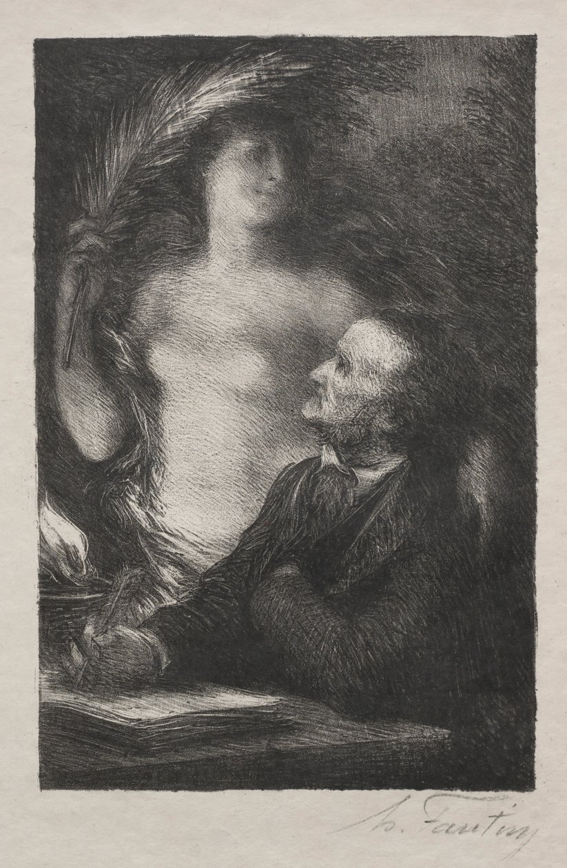 Múza, 1887. od Ignace Henri Jean Fantin Latour