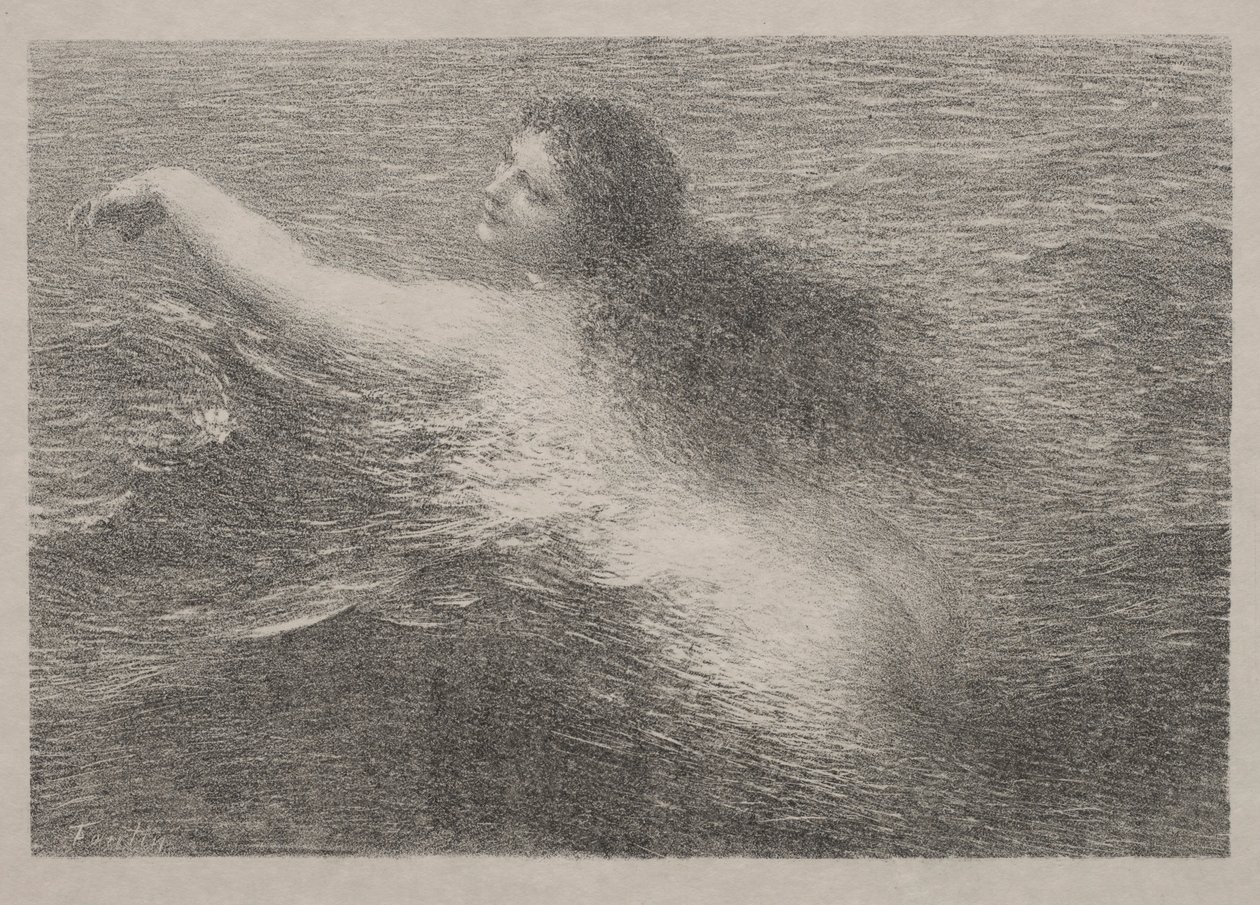 Vodní génius, 1896. od Ignace Henri Jean Fantin Latour