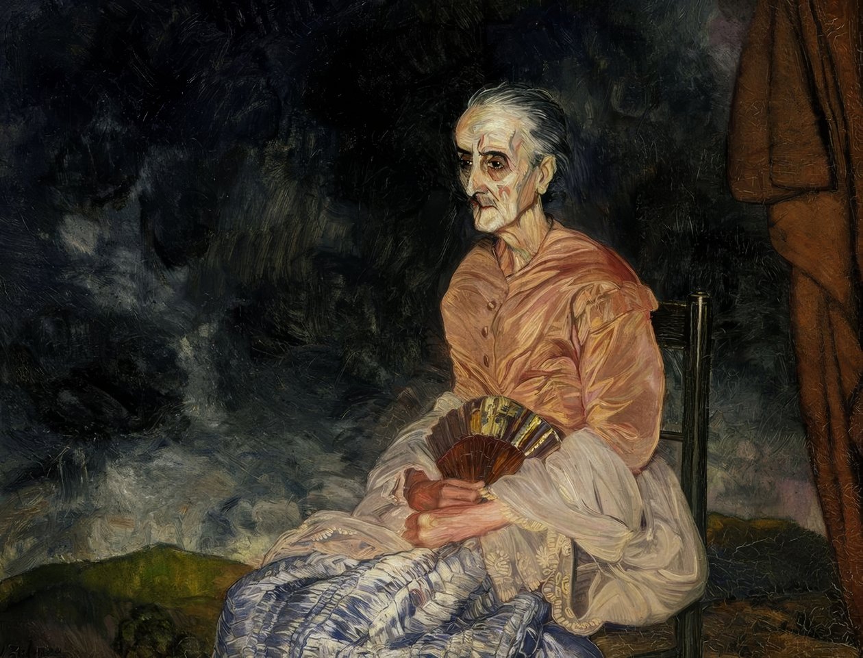 DOÑA PURITA - 20. STOLETÍ od Ignacio Zuloaga y Zabaleta