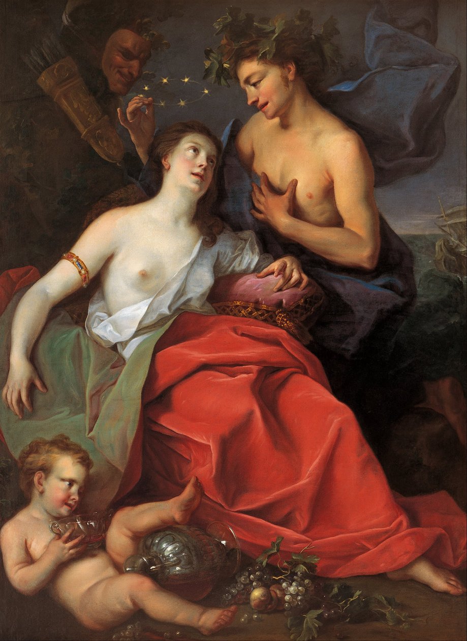 Bacchus a Ariadne od Ignaz Stern