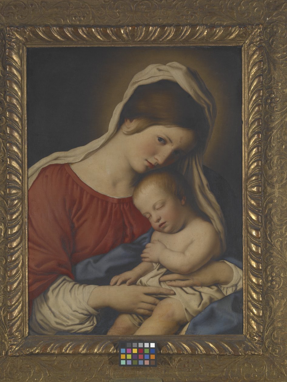 Madonna a dítě (olej na plátně) od Il (1609 85) Sassoferrato