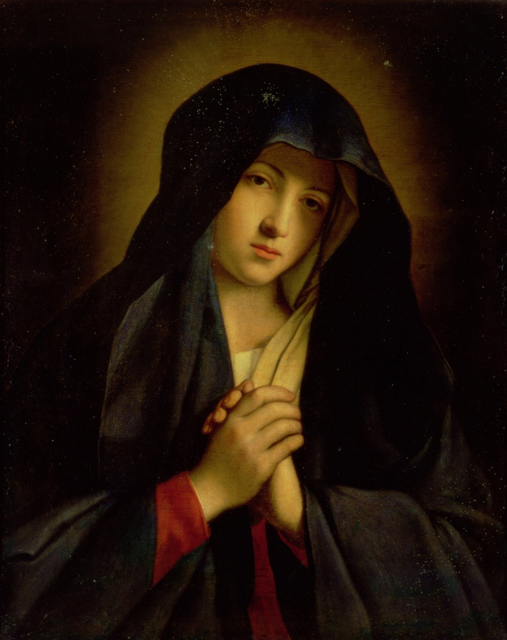 Madonna v smutku od Il Sassoferrato