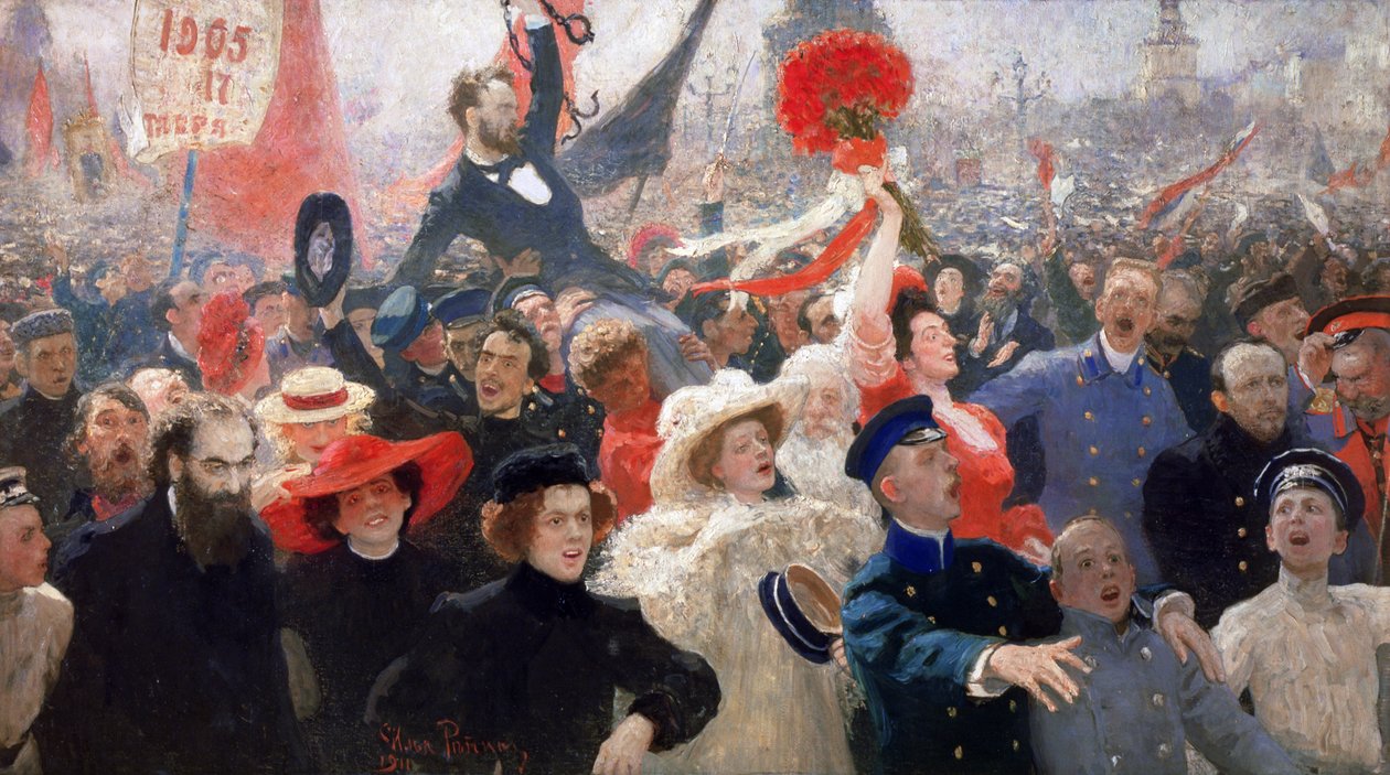 17. října 1905 od Ilya Efimovich Repin