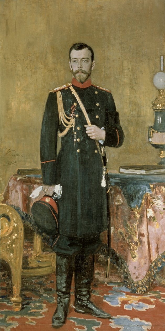 Portrét císaře Mikuláše II. (1868-1918) 1895 od Ilya Efimovich Repin