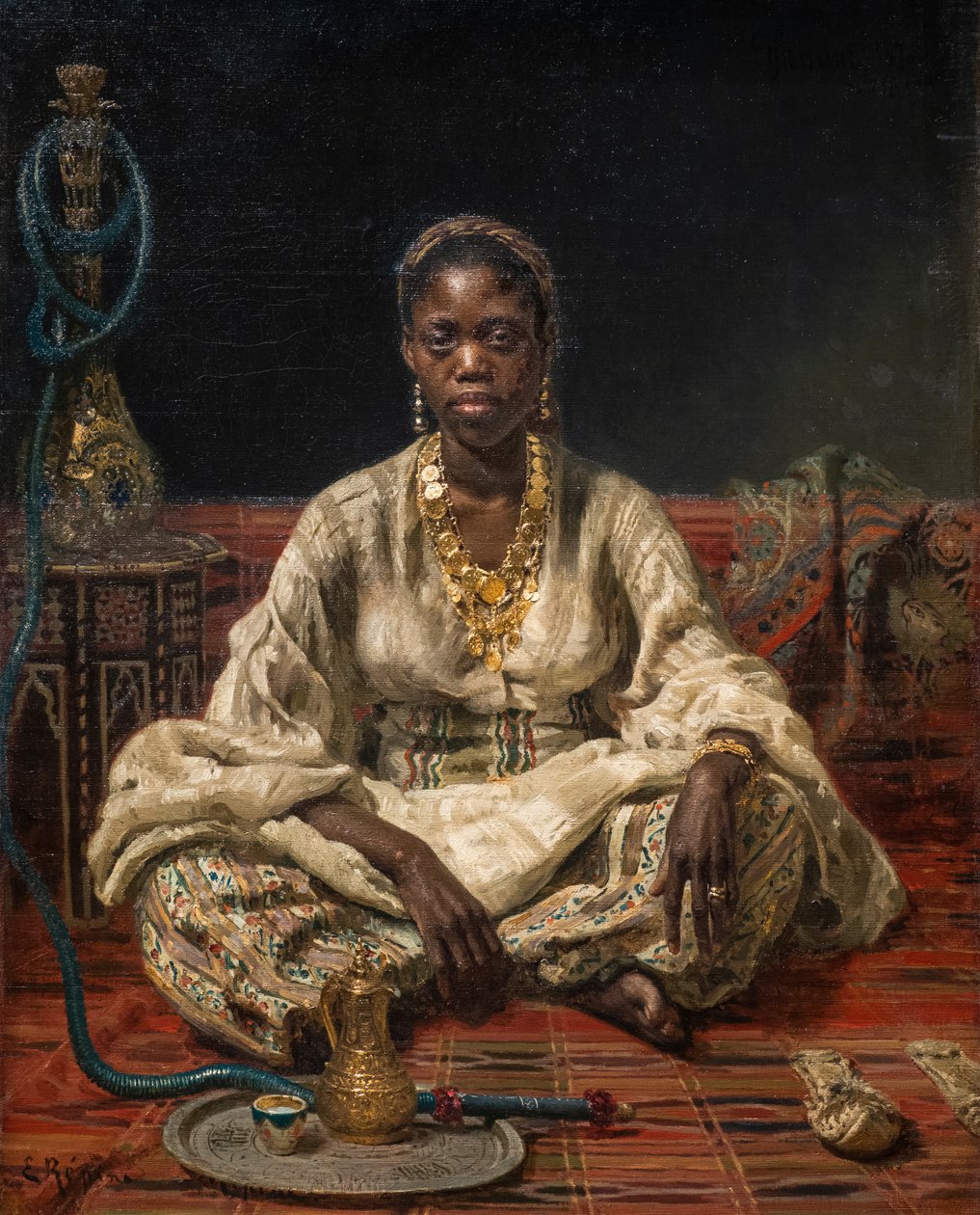 ČERNÁ ŽENA od Ilya Efimovich Repin