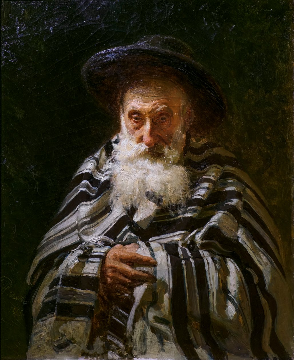 ŽID V MODLITBĚ od Ilya Efimovich Repin