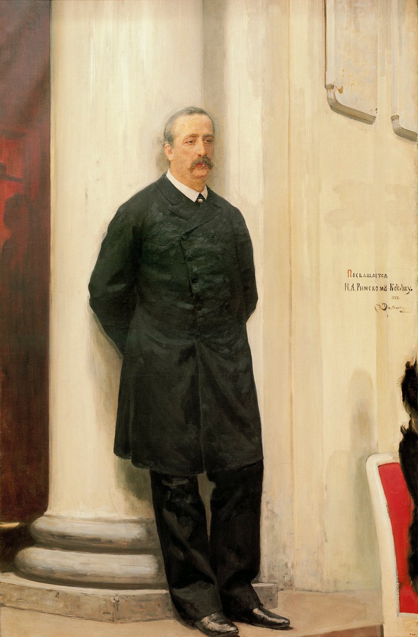 Portrét Alexandra Borodina od Ilya Efimovich Repin