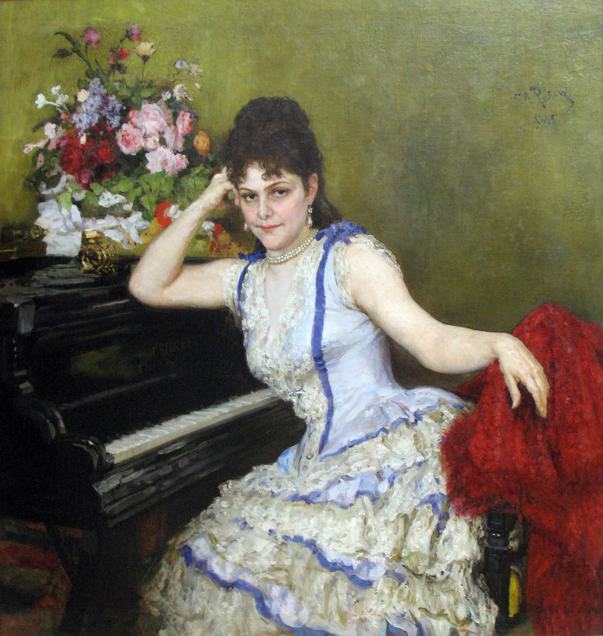 Portrét S.I.Mentera od Ilya Efimovich Repin