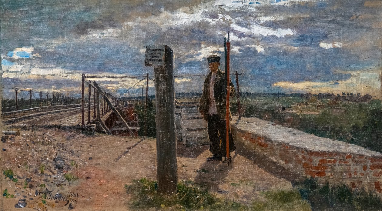 ŽELEZNÍK V CHOTKOVU od Ilya Efimovich Repin