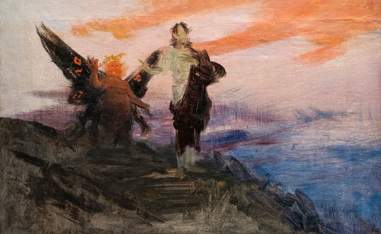 POKUŠENÍ KRISTA od Ilya Efimovich Repin