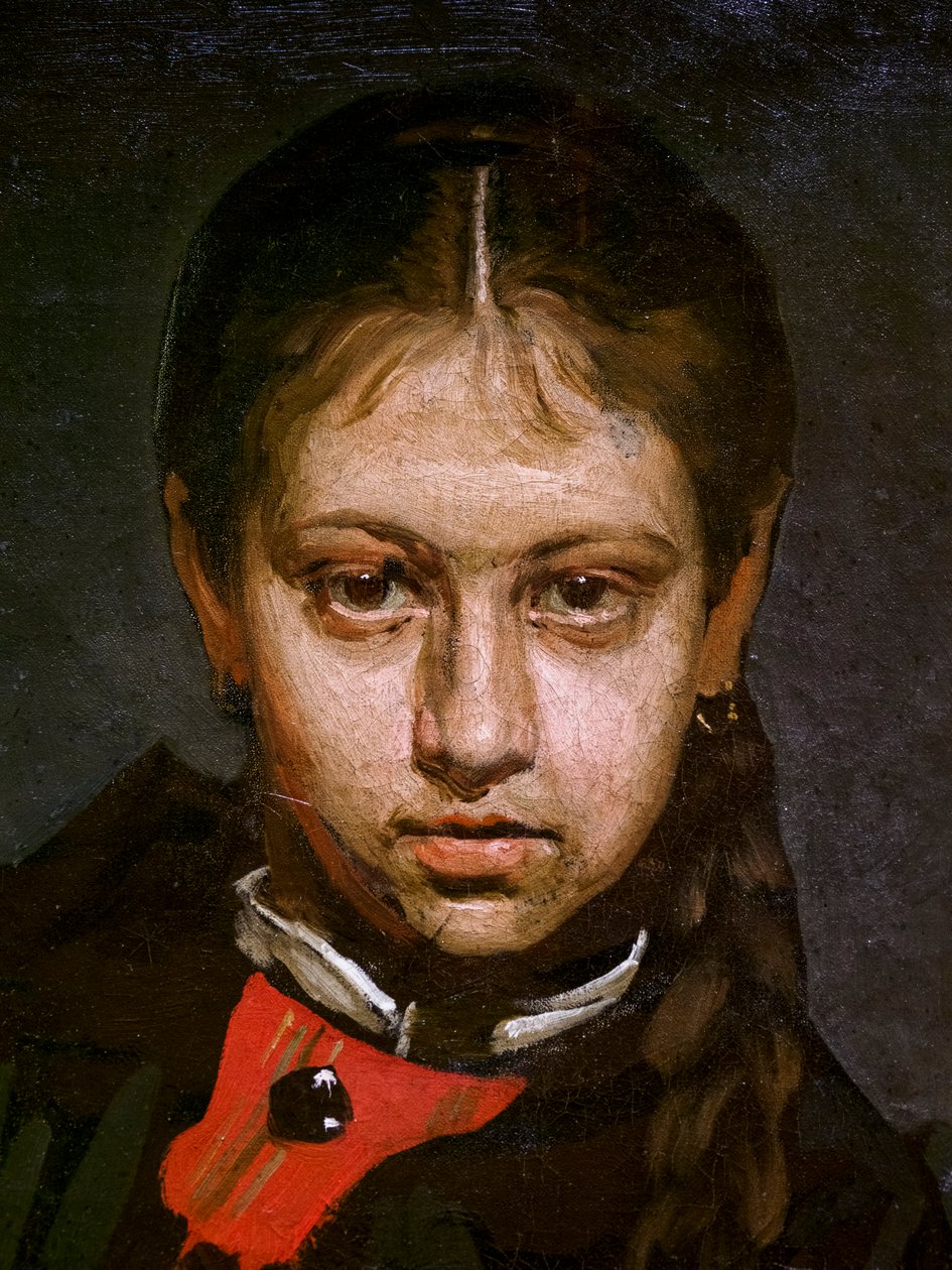 VERA CHEVTSOVÁ (detail) od Ilya Efimovich Repin