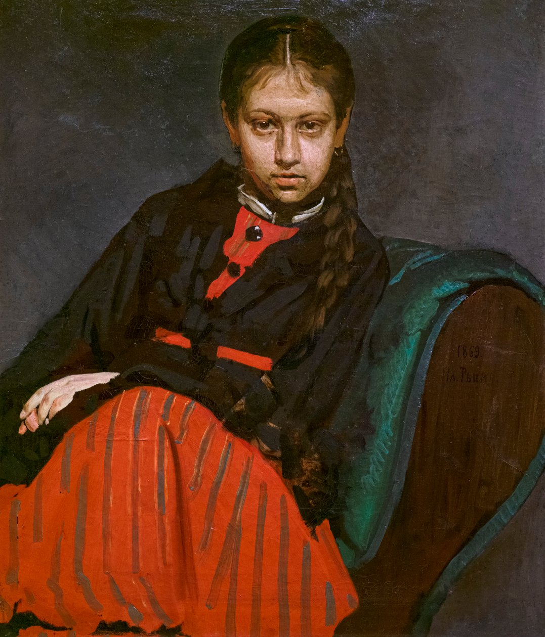 VĚRA CHEVTSOVÁ od Ilya Efimovich Repin
