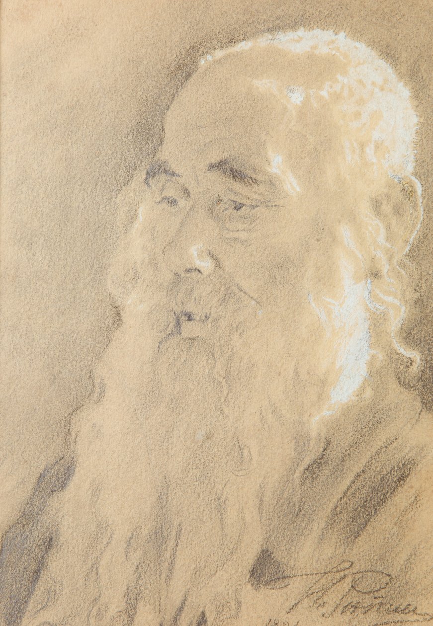 Lev Tolstoj. Yasnaya Polyana, 1891. od Ilya Efimovich Repin